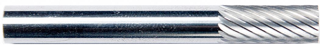 CARBIDE BUR,CYLINDRICAL FLAT END,1/