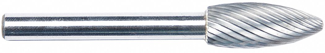 Tree Bur SG, Single Cut, 1/2"