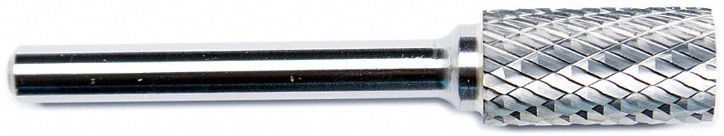 3/8 Carbide Bur, Cylindrical Ball Nose, SC-3L, Single Cut