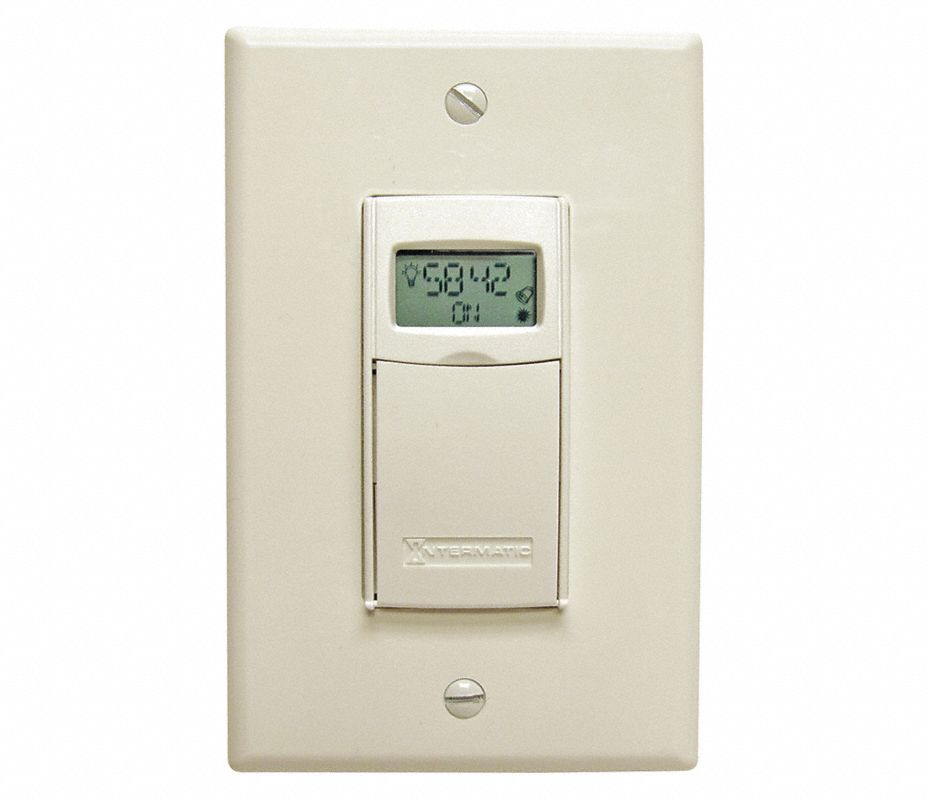 INTERMATIC Timer Eléct.,1 seg.-24hr.,12-277V - 28K455 | EI400CMX8 ...