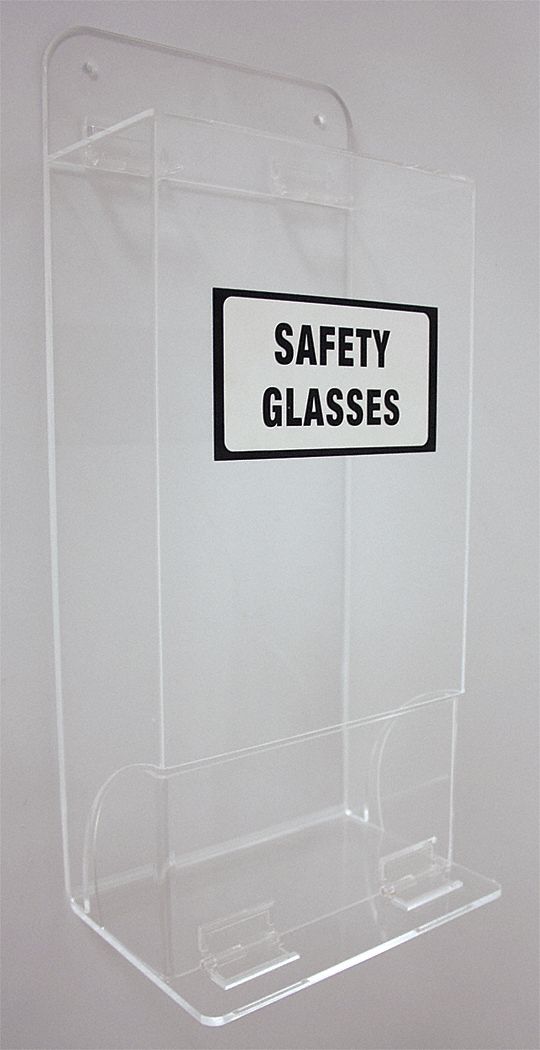 EYEWEAR DISPENSER, STACK-TOWER, 25 PAIRS, CLEAR, ACRYLIC, WALL/TABLETOP/CABINET, 8X18X 5½IN