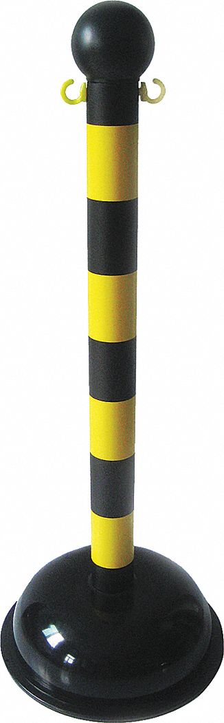 POST,WARNING,41 IN H,BLACK/YELLOW