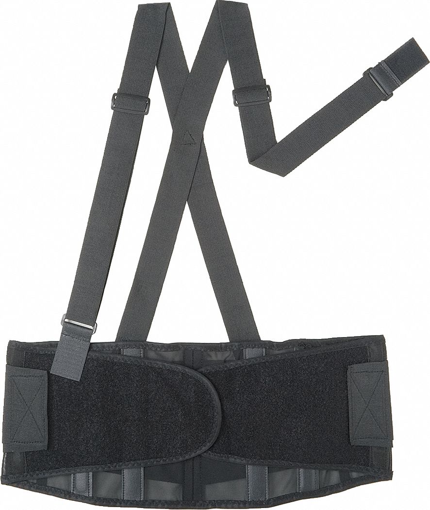 BACK SUPPORT,WITH SUSPENDER,XL