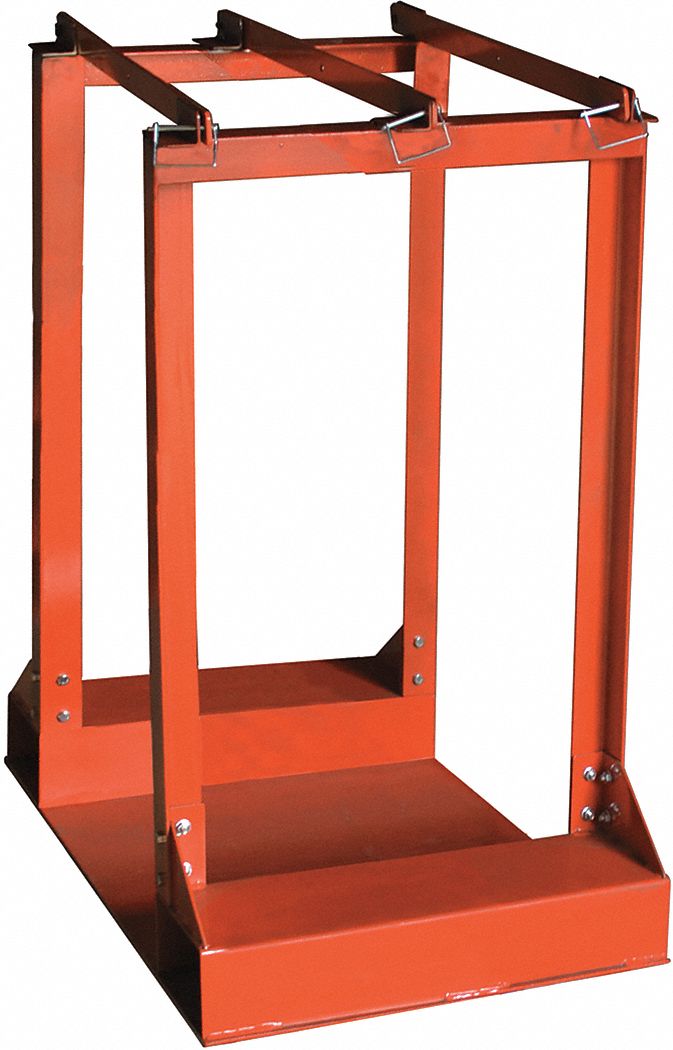 GAS CYLINDER RACK,CAPACITY 4 CYLIND