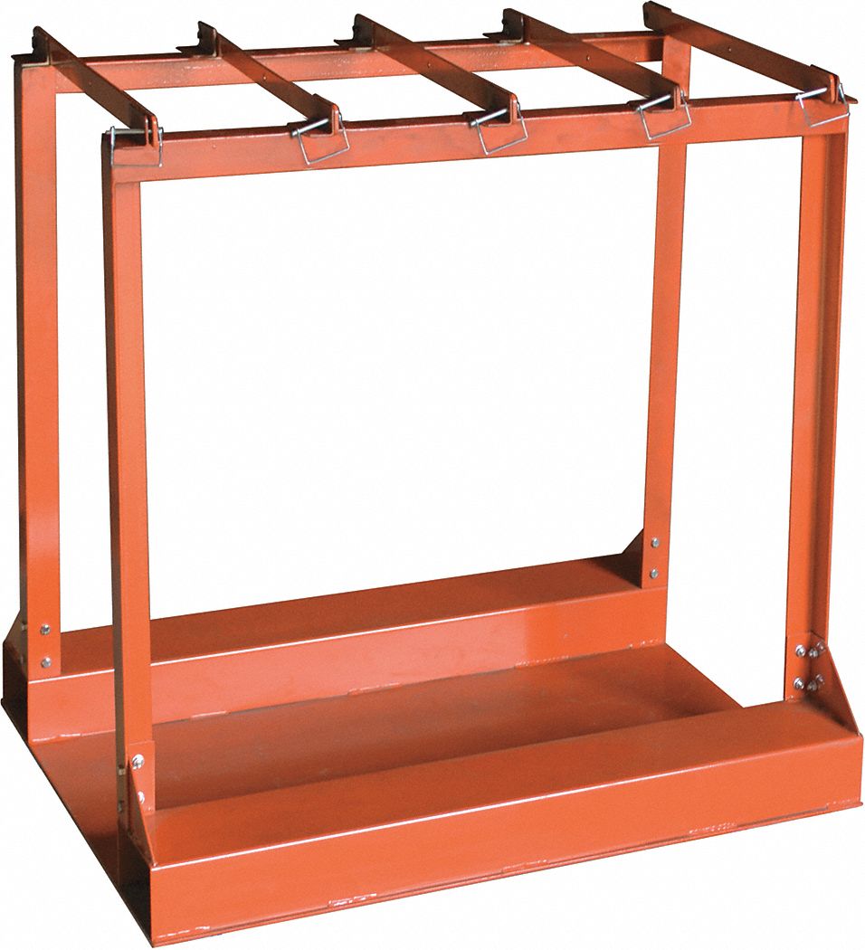 GAS CYLINDER RACK,CAPACITY 8 CYLIND