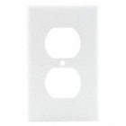 Placa para Receptáculo , Color Blanco , Número de Múltiples: 1