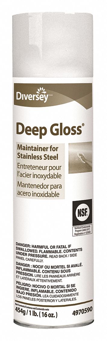 DIVERSEY Abrillantador,454g - Lustradores de Metal y Cuidado de