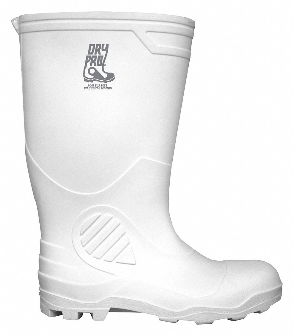 DRYPRO Botas de PVC Talla 25 Blanco Botas de Caucho 28M535