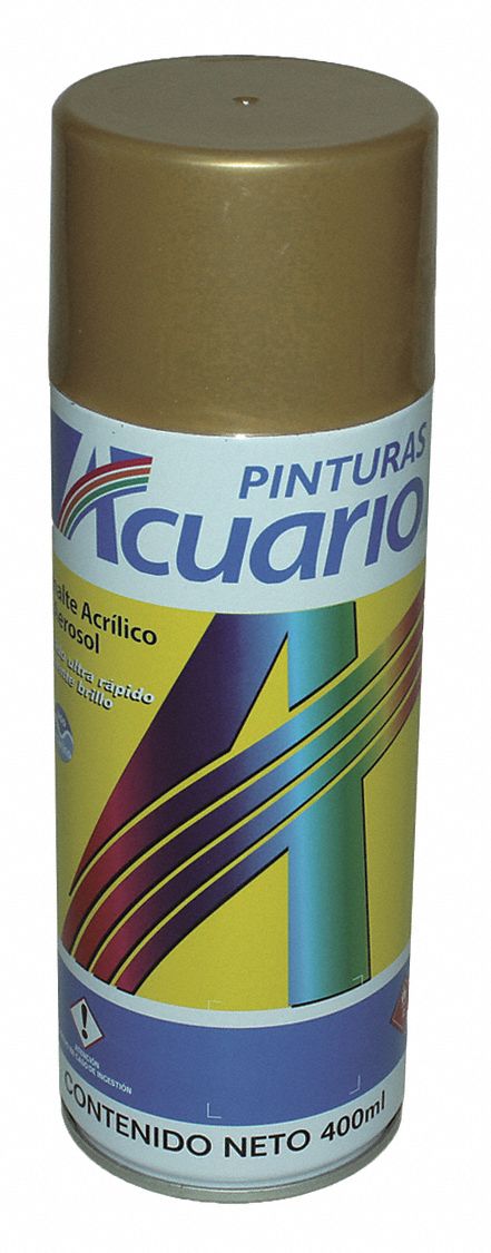 Pintura Spray 400ml para Metal/Madera/Plástico (Dorado, 1 Bote)