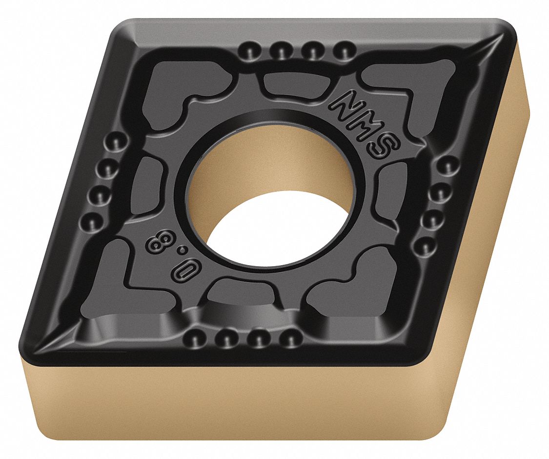 Diamond Turning Insert: CNMG Insert, Neutral, 3/16 in Thick, 1/64 in Corner Radius