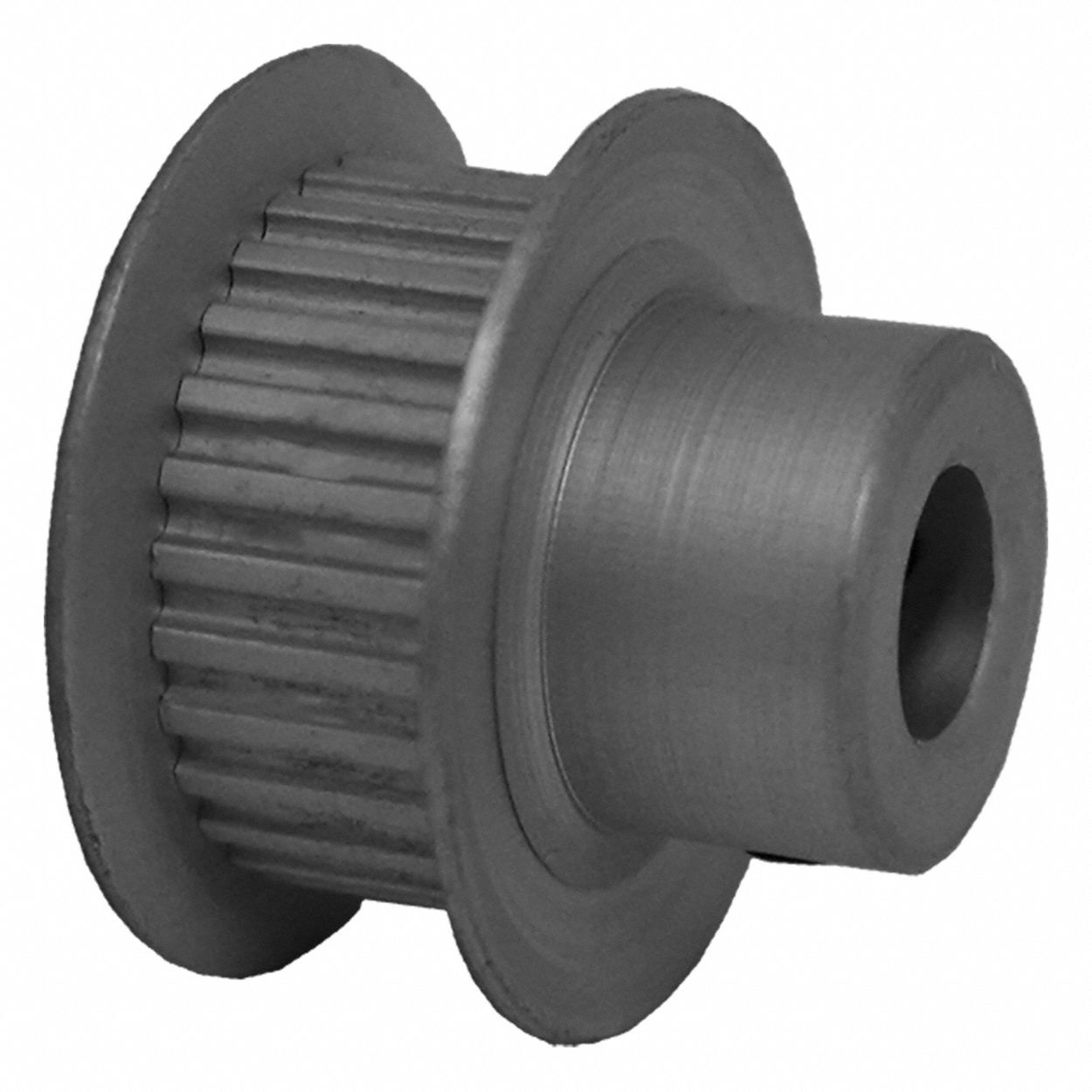 Timing Pulley: Trapezoidal, Fixed, MXL For Belt Trade Size, For 1/4 in Belt Wd