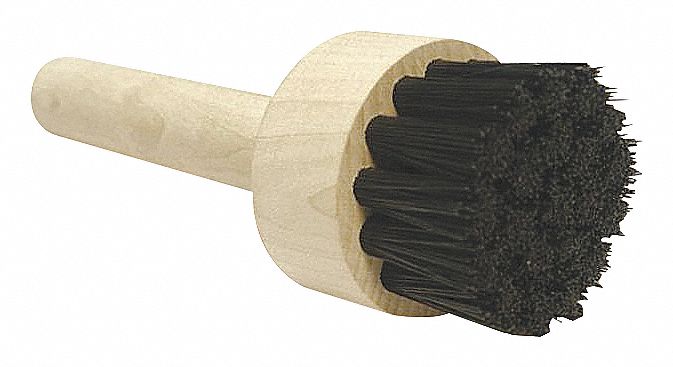 ROUND BRUSH,NYLON,2 IN DIA