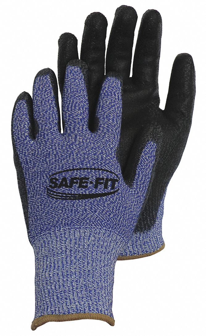 Guantes de aceite azul para hombre, guantes resistentes al aceite  resistentes al agua para entrega de combustible, guantes con revestimiento  de