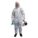 COVERALL,WHITE,SZ L,PK25