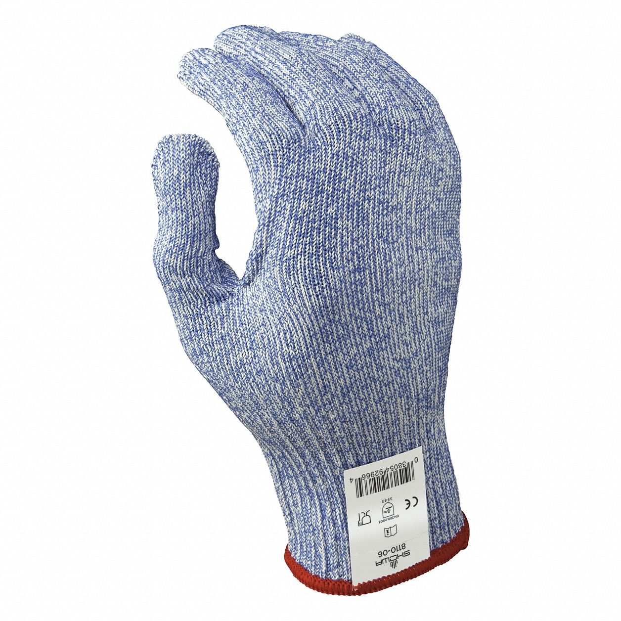 Cut-Resistant Glove: L ( 9 ), ANSI Cut Level A5, Uncoated, Uncoated, HPPE ( 10 ga )