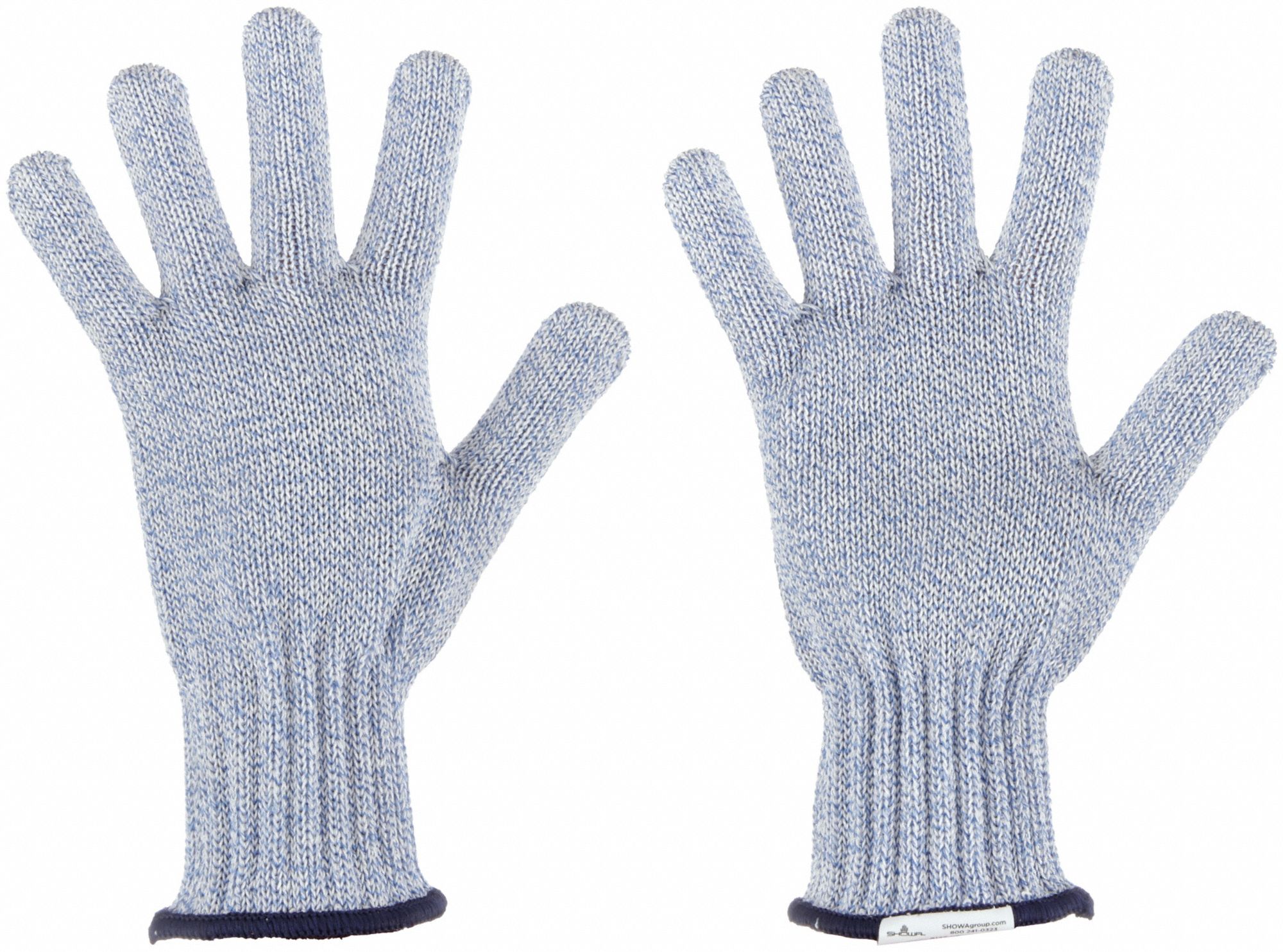 Cut-Resistant Glove: L ( 9 ), ANSI Cut Level A6, Uncoated, Uncoated, HPPE ( 7 ga )