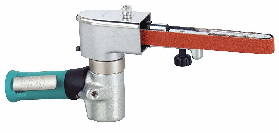 Air Belt Sander: 3/4 in Belt Wd, 18 in Belt Lg, Pivoting Arm, Heavy Duty, 0.7 hp, 32 cfm