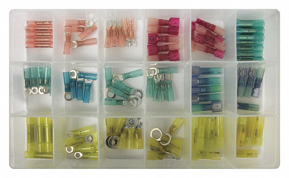 INSTALLER KIT SHRINK TUBE TERM - 95 PCS