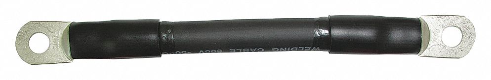 SERIES/ PARALLEL GROUP CABLES, 31, NEGATIVE, 2/0 GAUGE, BLACK, 8-1/2 IN, COPPER CORE