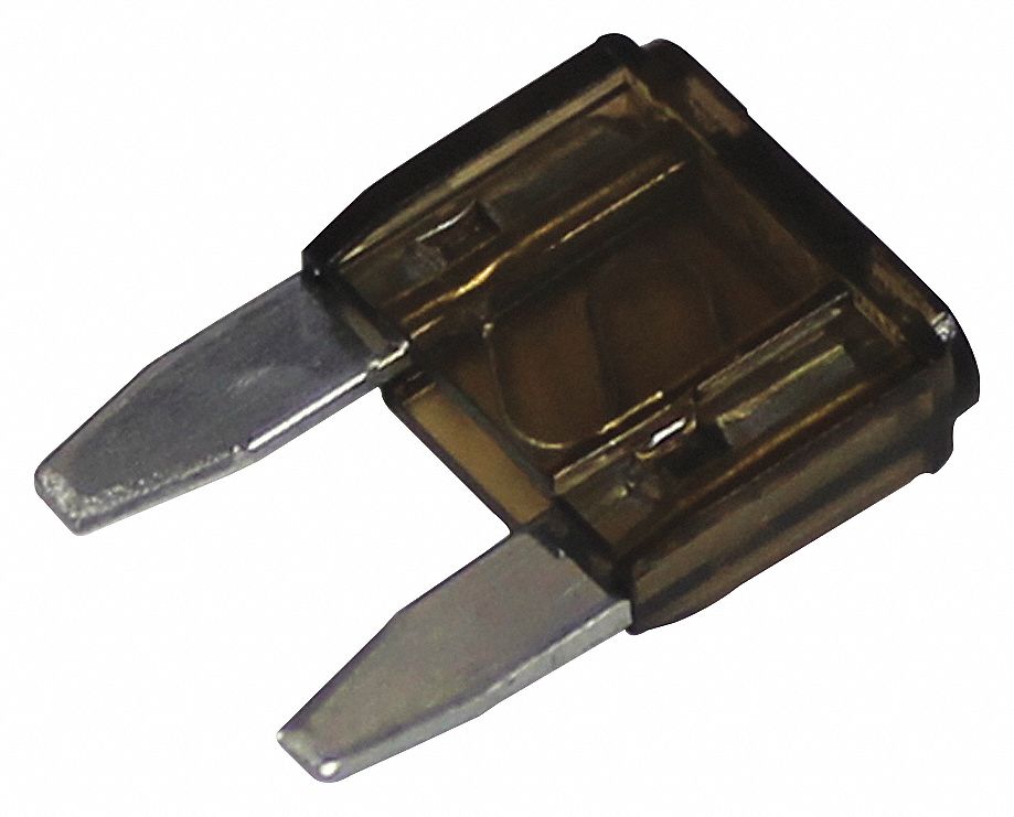 BLADE FUSE, 32 V DC, 7½ AMPS, PLASTIC, BROWN, 5 PK
