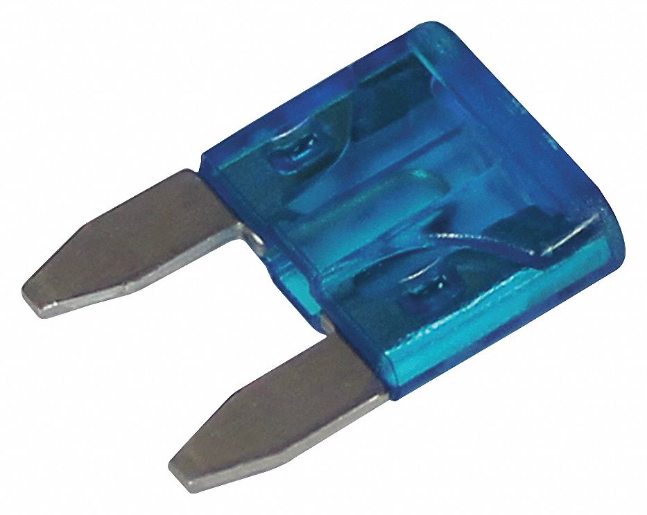 BLADE FUSE, 32 V DC, 15 AMPS, PLASTIC, BLUE, 5 PK