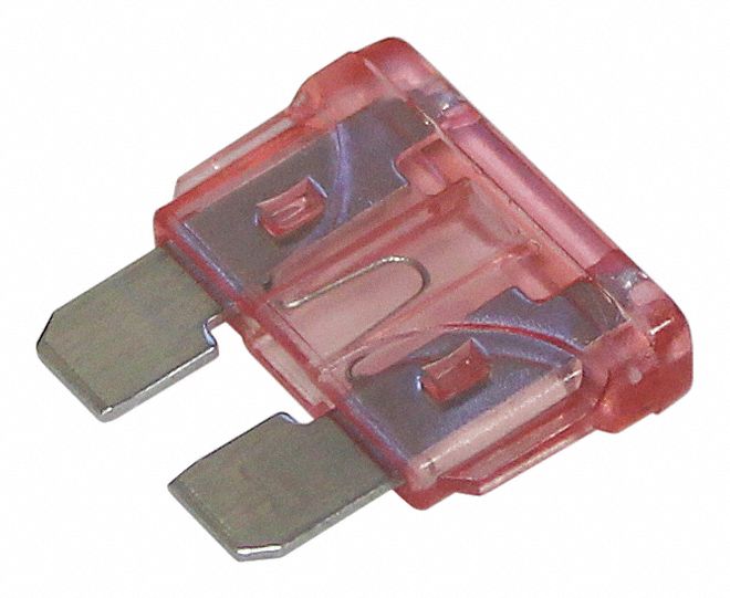 BLADE FUSE, 32 V DC, 4 AMPS, PLASTIC, PINK, 5 PK