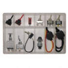 SWITCH KIT, WITH BLADE/SCREW TERMINALS, 12 V, MOUNTING HOLE 1/2 IN, PC 12