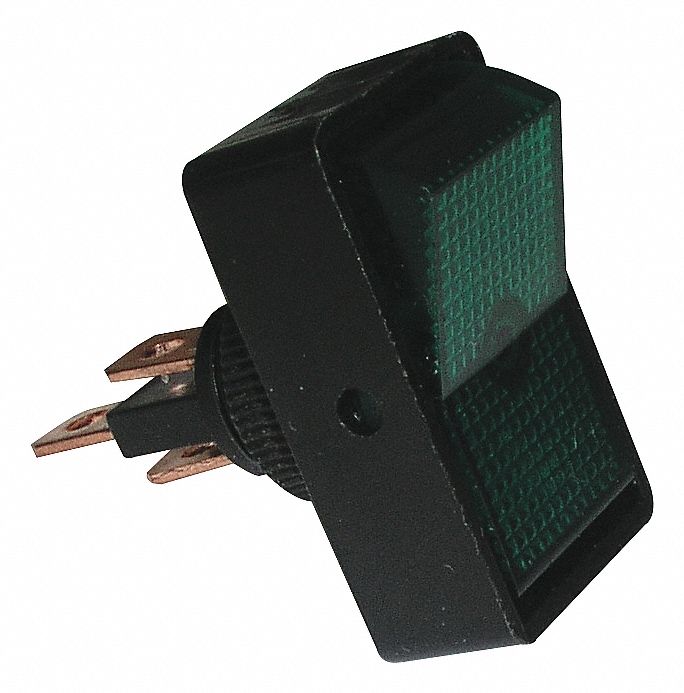 HD GRN ILL ROCKER 12V 16A