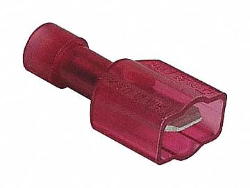 DBLE BUMP FEMALE CONNECTOR, 22-18 AWG, 0.250 IN, 4.409 IN LENGTH, PK 50