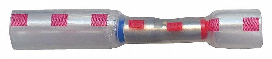 CONNECTEUR BOUT BOUT FILS MULTIPLES, THERMORÉTRACTABLE, TEMP RETRACTION 121C, CAL 20-18, PQ 5