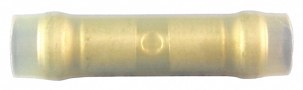CONNECTEUR BOUT BOUT, ISOLANT, 600 V, 75C, CAL 12-10, JAUNE, CUIVRE/ETAIN/NYLON/LAITON, PQ 100