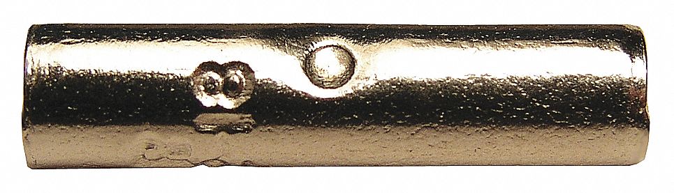 BUTT CONNECTOR, HIGH TEMP, 482 ° C, 22-18 GA, STEEL/NICKEL, PKG 100