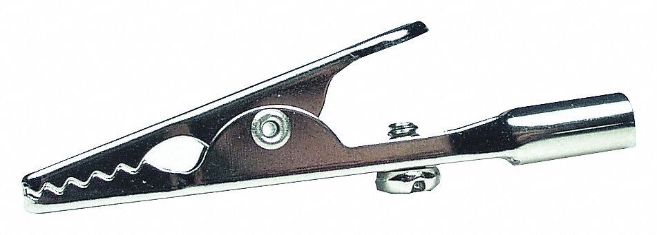 ALLIGATOR CLIPS, 1 15/16 X 3/8 IN JAW OPENING