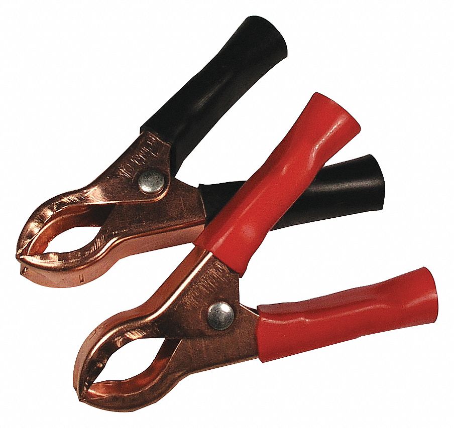 50A BLK+RED TEST CLIP 2/PK