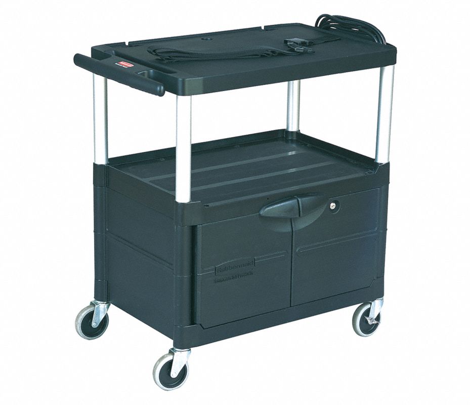 RUBBERMAID COMMERCIAL PRODUCTS Gabinete con Carrito, 150 lb. - Carros y