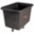 CUBE TRUCK,HDPE,BLACK,20.0 CU. FT.