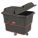 CUBE TRUCK,HDPE,BLACK,20.0 CU. FT.