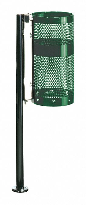 RUBBERMAID COMMERCIAL PRODUCTS Bote de Basura, Redonda, 10 gal., 24 ...