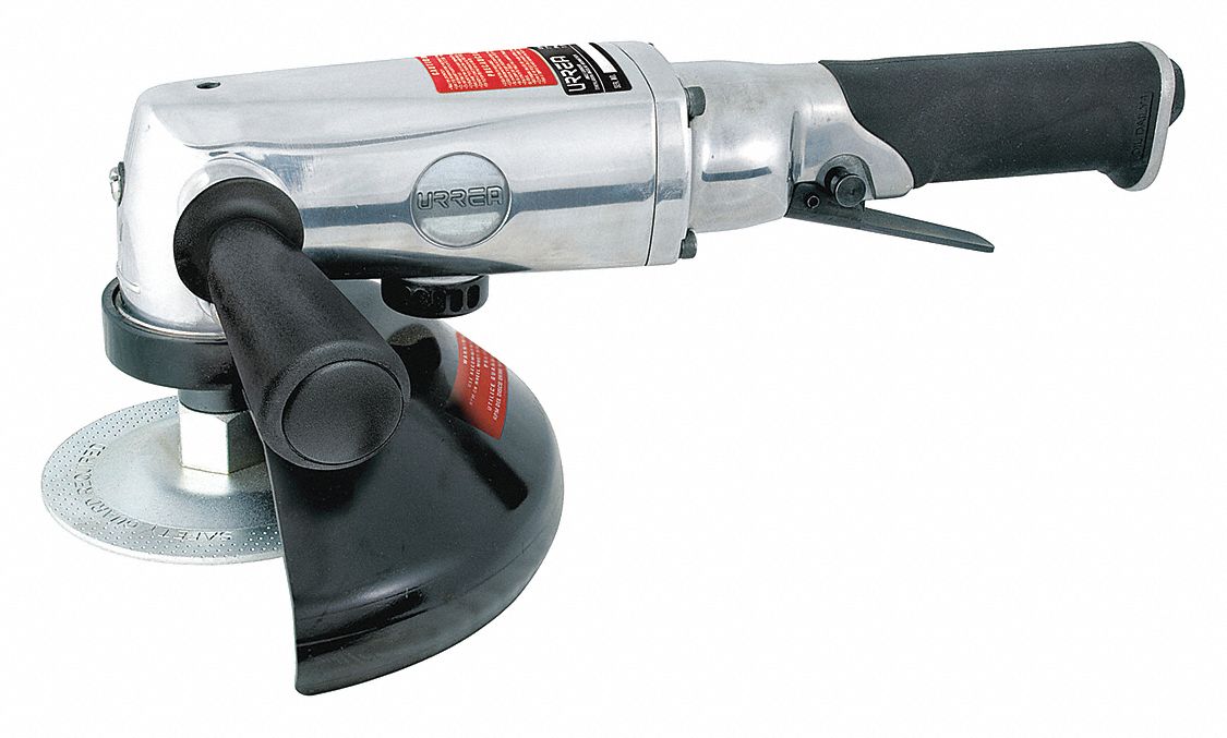 Esmeriladora Angúlar Neumática , Velocidad Libre 7000 rpm , Diá. de la Rueda 7" , Angular , 0.5 HP , PCM a Carga Total 6.0