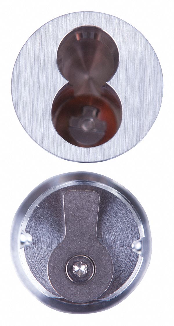 Interchangeable Core Cylinder: FSIC, Uncombinated, Chrome