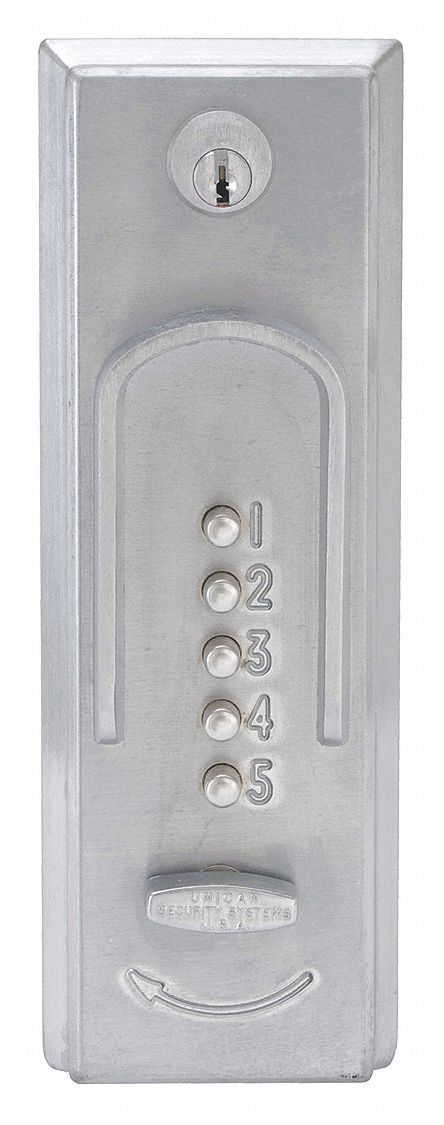 Push Button Exit Device Trim Nonhanded