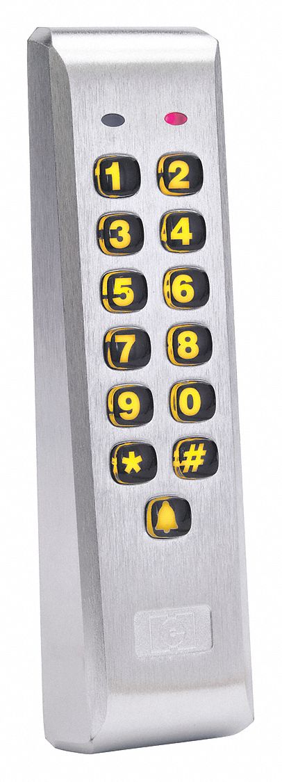 ELECTROMAGNETIC ACCESS KEYPAD,ALUMINUM