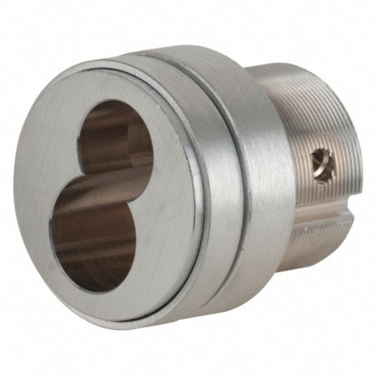 SCHLAGE, Satin Chrome, For 1 3/4 in Door Thick, LFIC Cylinder 