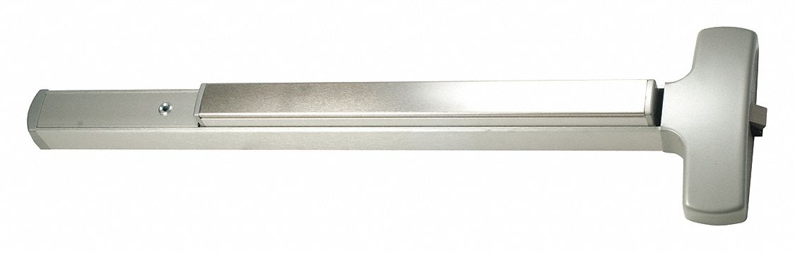 Exit Device: 3 ft Max Door Wd, Aluminum