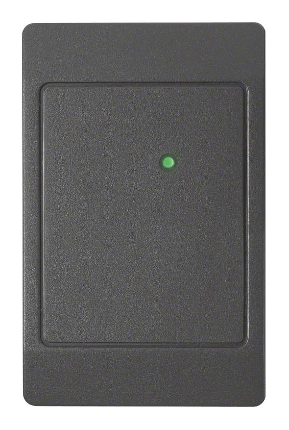 Proximity Reader: Single Gang Switch Proximity Reader, Wiegand Protocol Interface, 110mA
