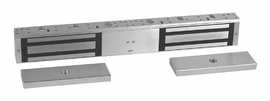 Electromagnetic Lock: 21 1/8 in Lg, 2 7/8 in Wd, 1 5/8 in Ht