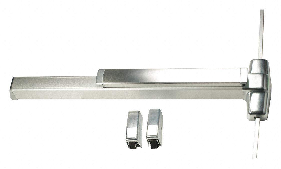 VON DUPRIN, 48 in Max Door Wd, Chrome, Concealed Vertical Rod - 28XU03 ...