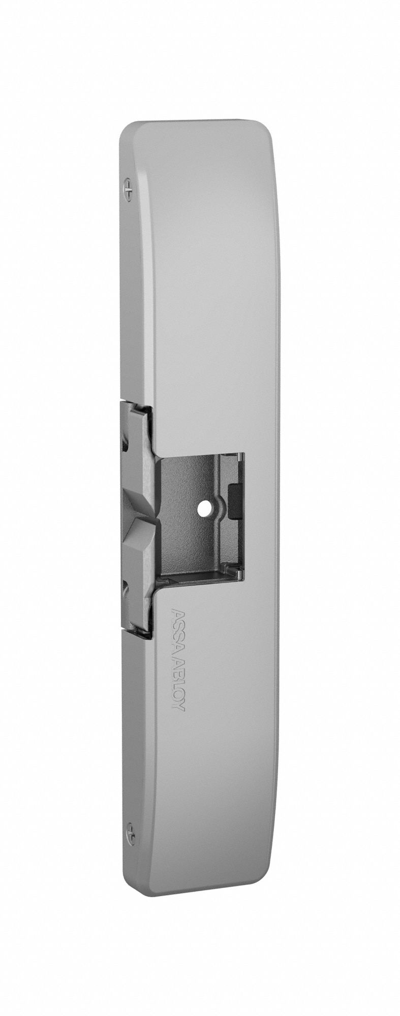 Electric Door Strike: 1 3/4 in Wd, 9 in Ht, Rim, Stainless Steel
