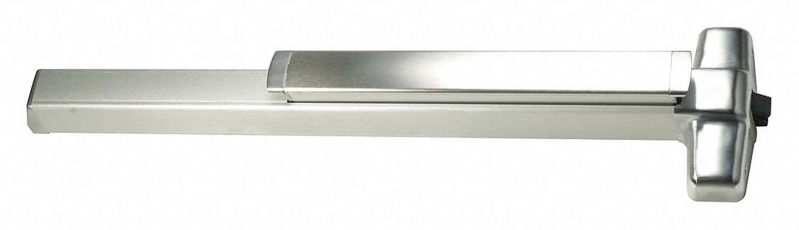 Exit Device: 3 ft Max Door Wd, Stainless Steel