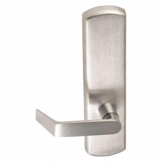 VON DUPRIN, 48 in Max Door Wd, Chrome, Mechanical Exit Device Trim ...